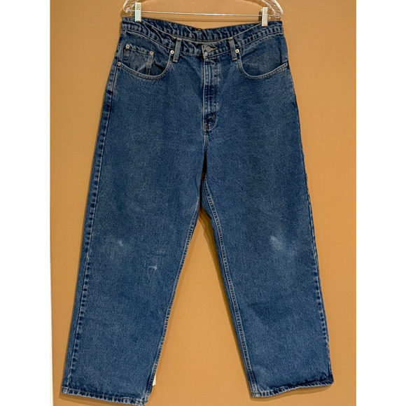 Vintage Ralph Lauren Jeans Mens 34x30 Polo Jeans Company Baggy Fit Wide Leg - Picture 2 of 6